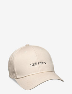 Lens Baseball Cap - czapki - ivory/black