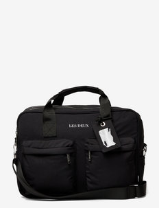 Terrence Ripstop Computer Bag Doubl - laptop bags - black/white