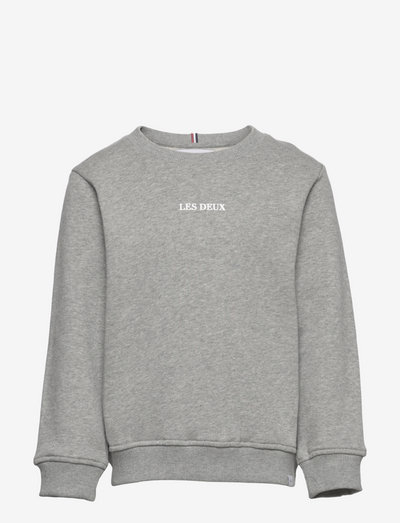 Lens Sweatshirt Kids - peysur - light grey melange/white