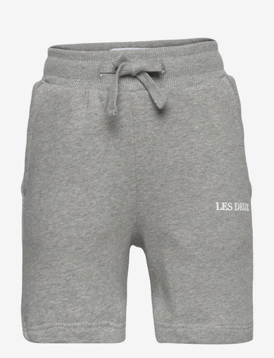 Lens Sweatshorts Kids - sweat shorts - light grey melange/white