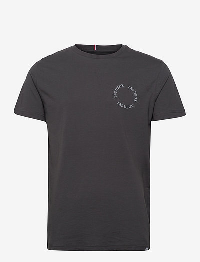 Circle T-Shirt - basic t-shirts - raven/ice blue