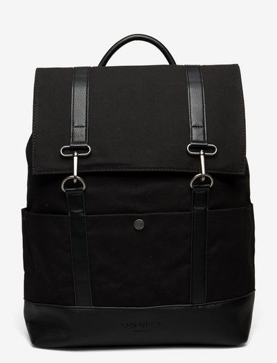 Warner Canvas Backpack - bags - black/black