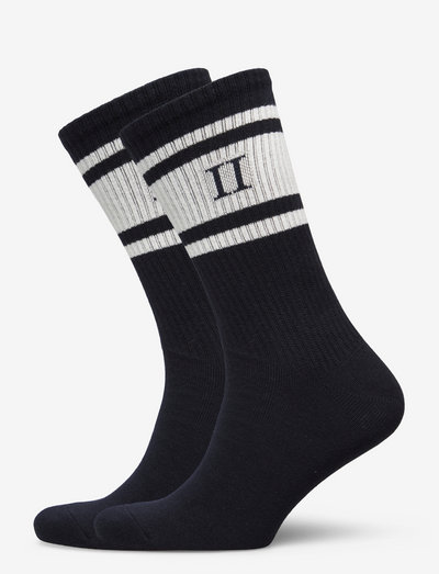 William Stripe 2-Pack Socks - strümpfe - dark navy/off white