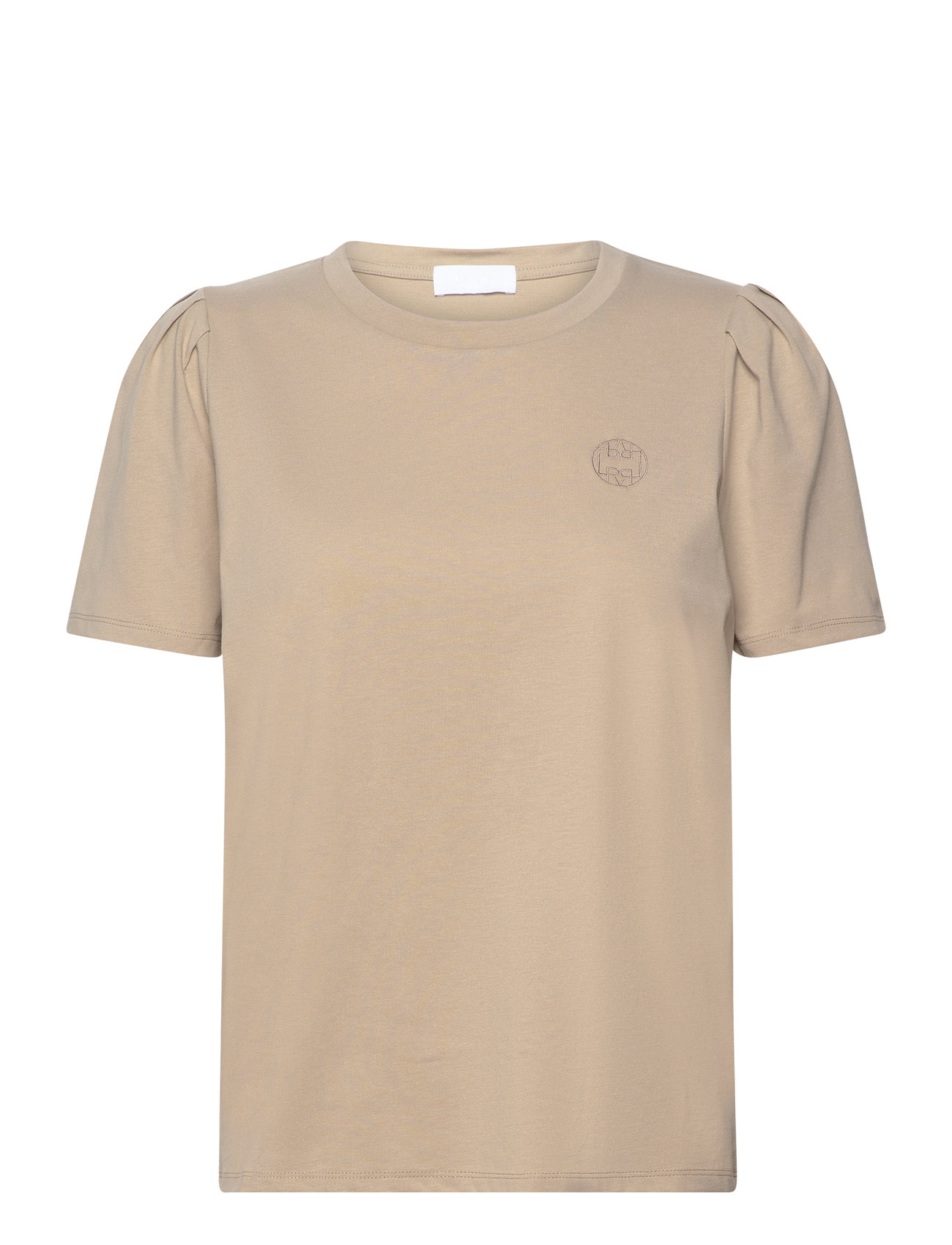 Lr-Isol Tops T-shirts & Tops Short-sleeved Beige Levete Room