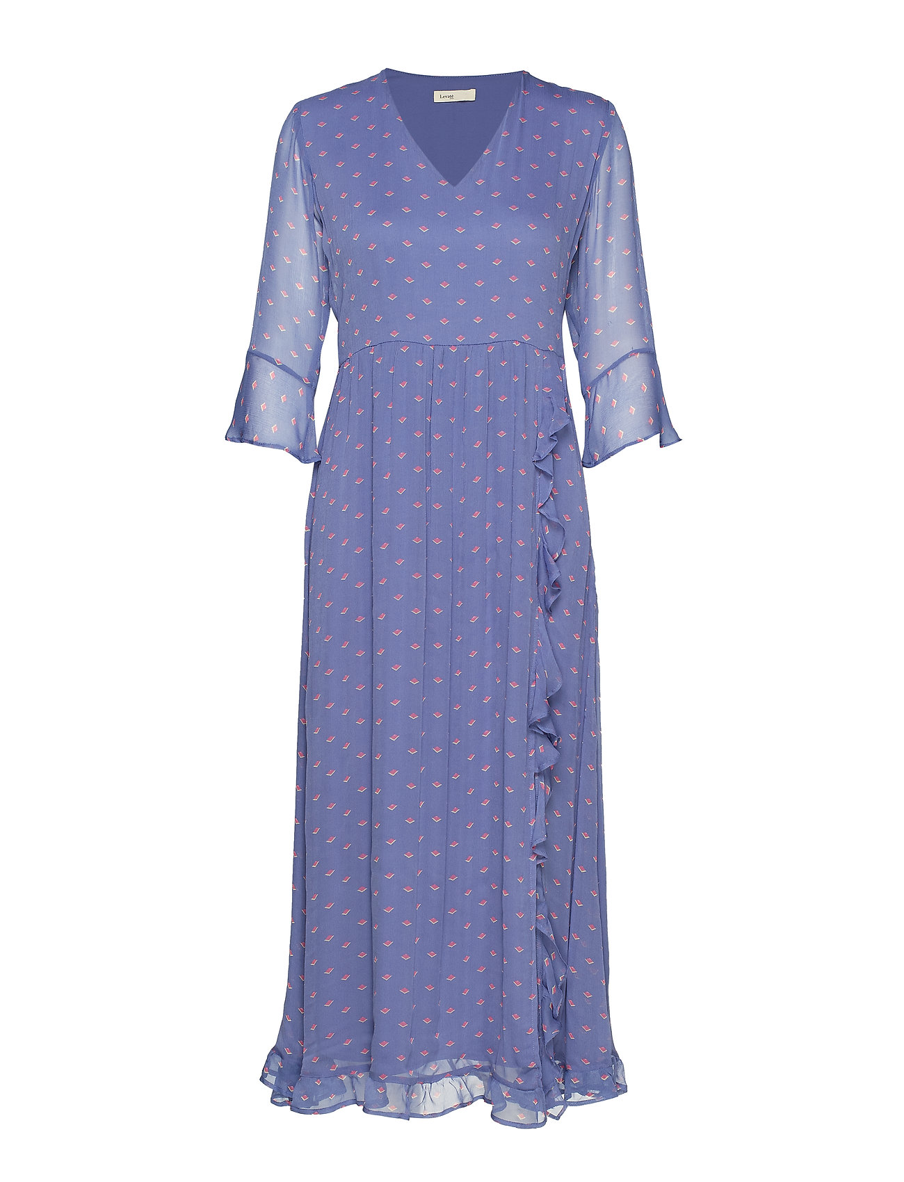 Lr Fay Maxi Dress Galajurk Blauw Levete Room levete room kopen in de aanbieding