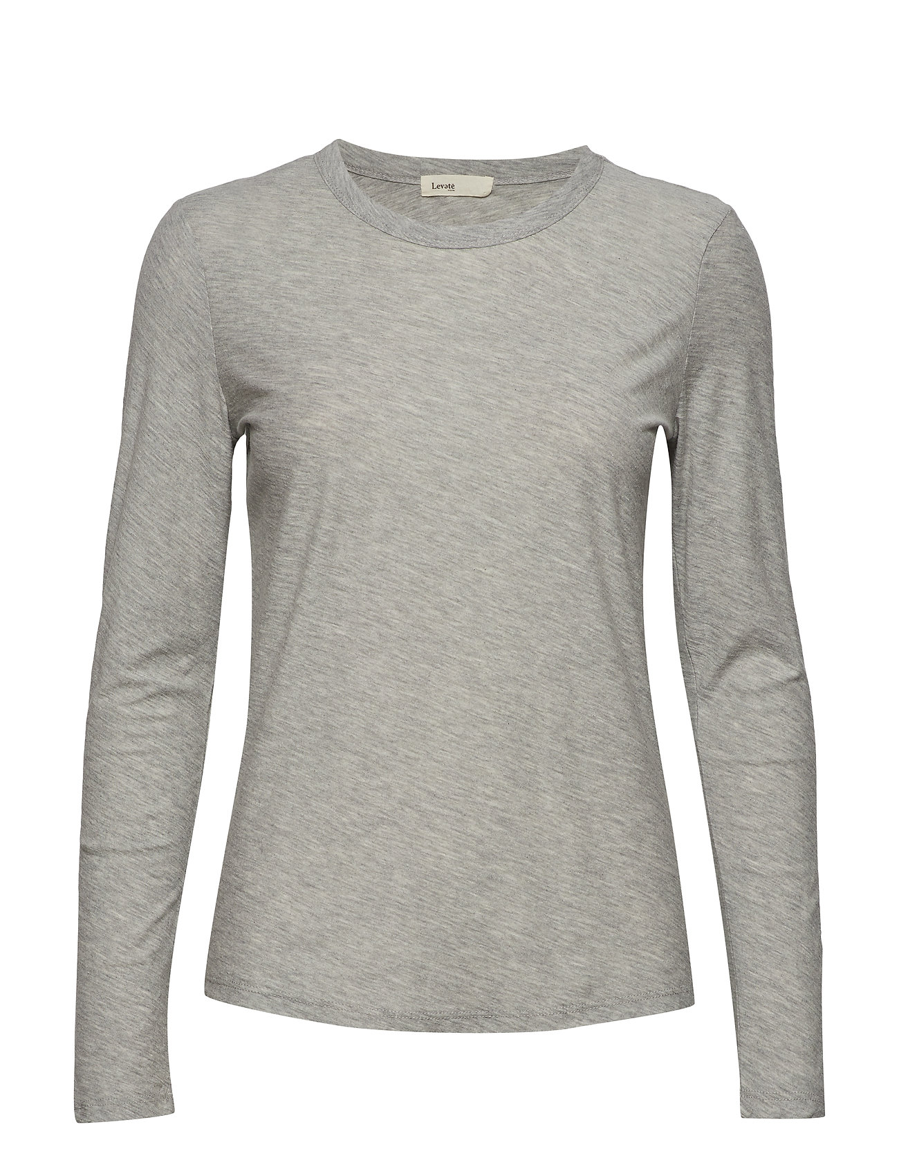 Lr-Any Tops T-shirts & Tops Long-sleeved Grey Levete Room