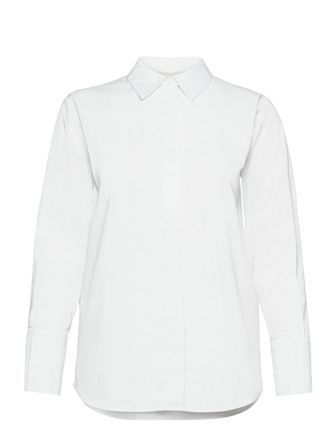 Levete Room Lr-Isla Solid, M, White, Skjorter > Langærmede, Dame