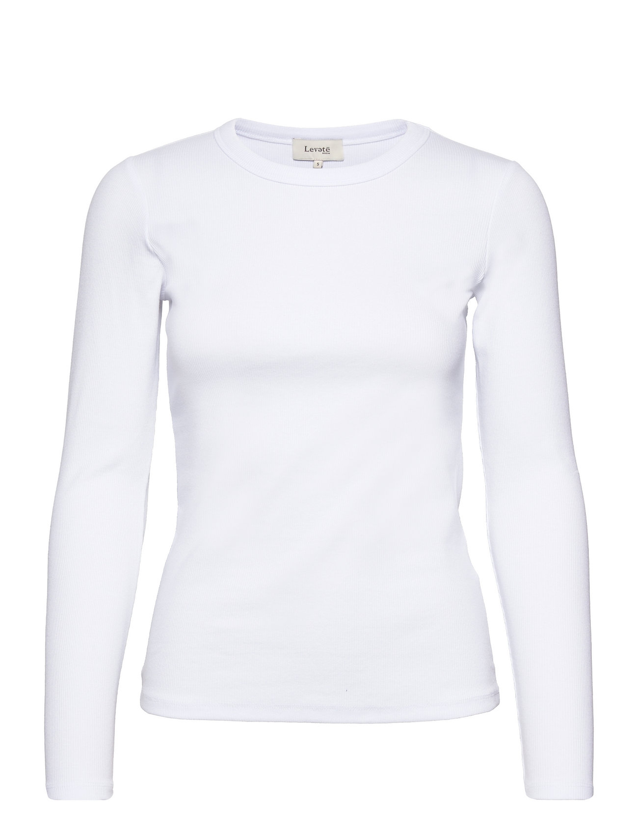 Lr-Numbia Tops T-shirts & Tops Long-sleeved White Levete Room