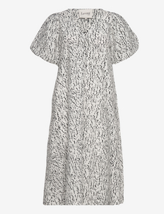 LR-THALLIA - midi kjoler - l101c - star white combi