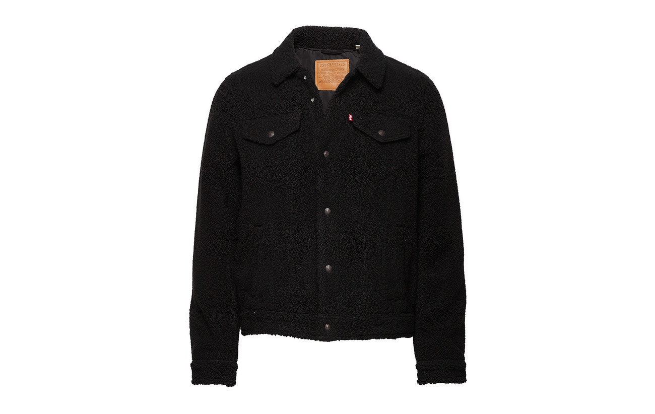 Black Levi´s Trucker Sherpa Blacks Face Men RqHIg