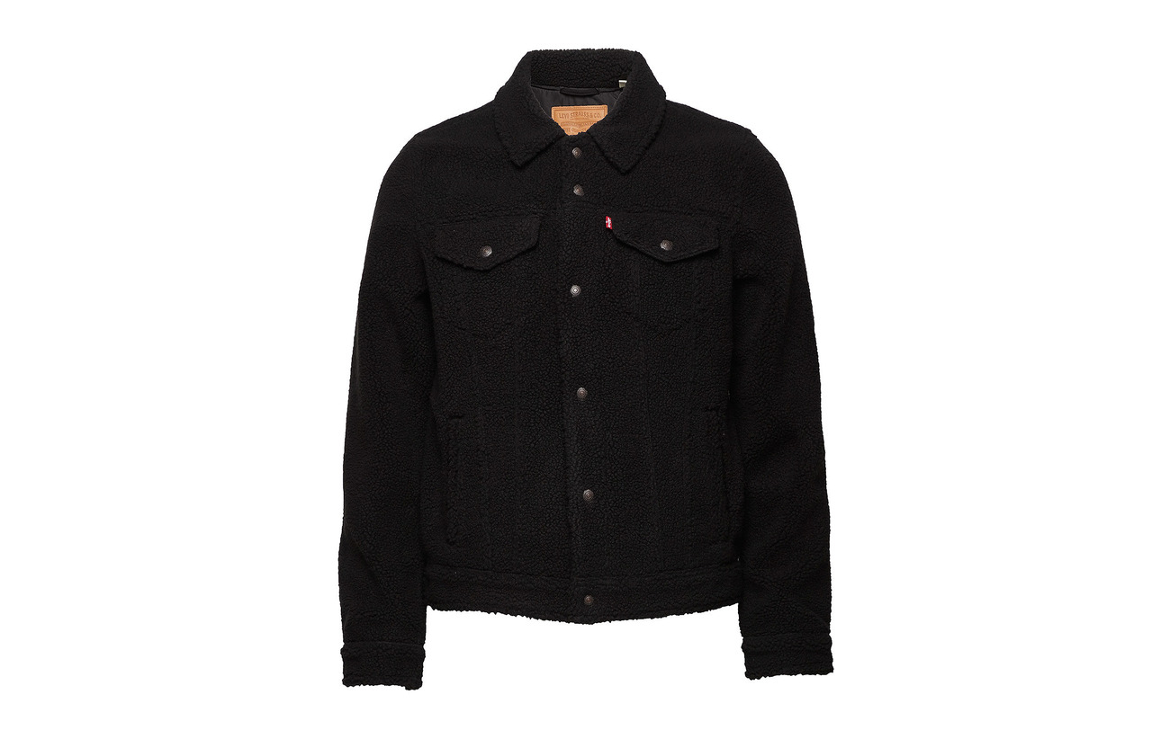 Black Levi´s Trucker Sherpa Blacks Face Men RqHIg