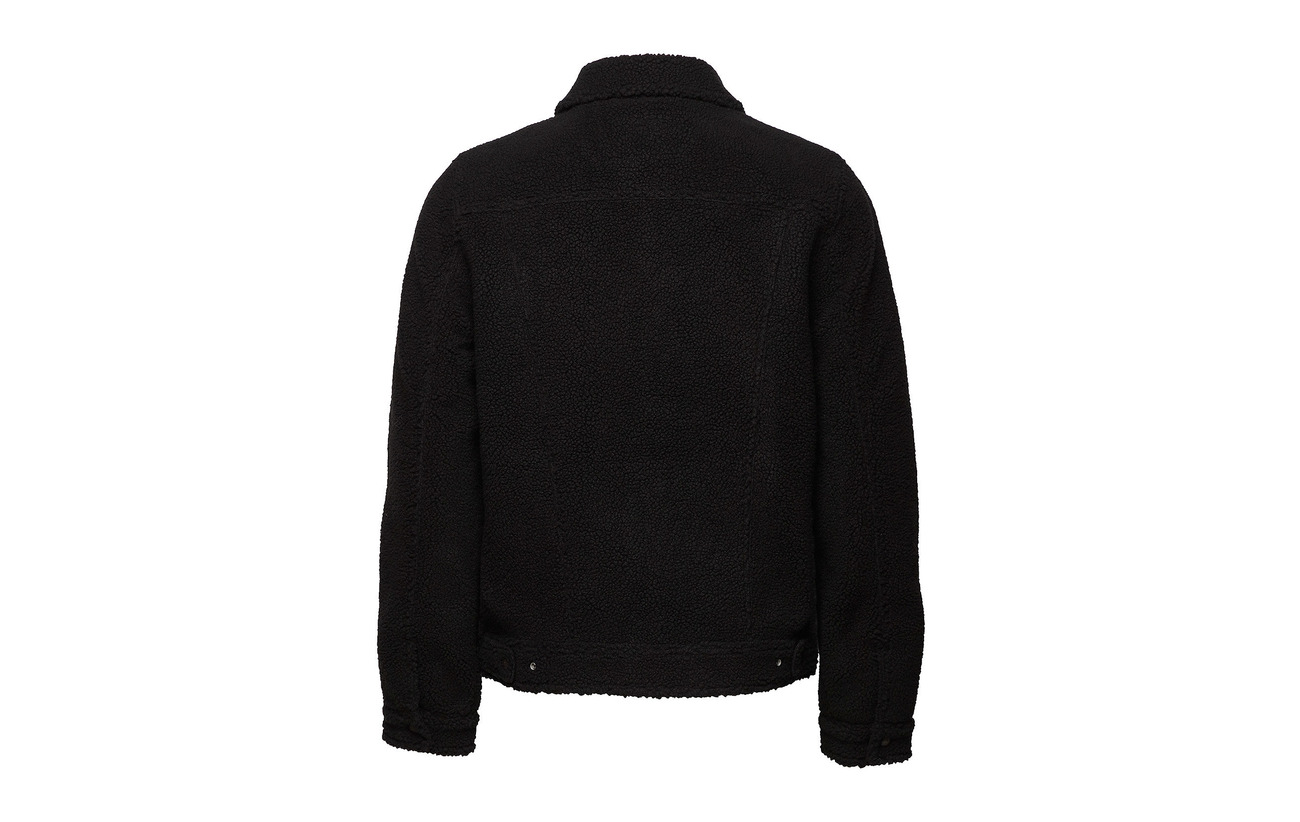 Black Levi´s Trucker Sherpa Blacks Face Men RqHIg