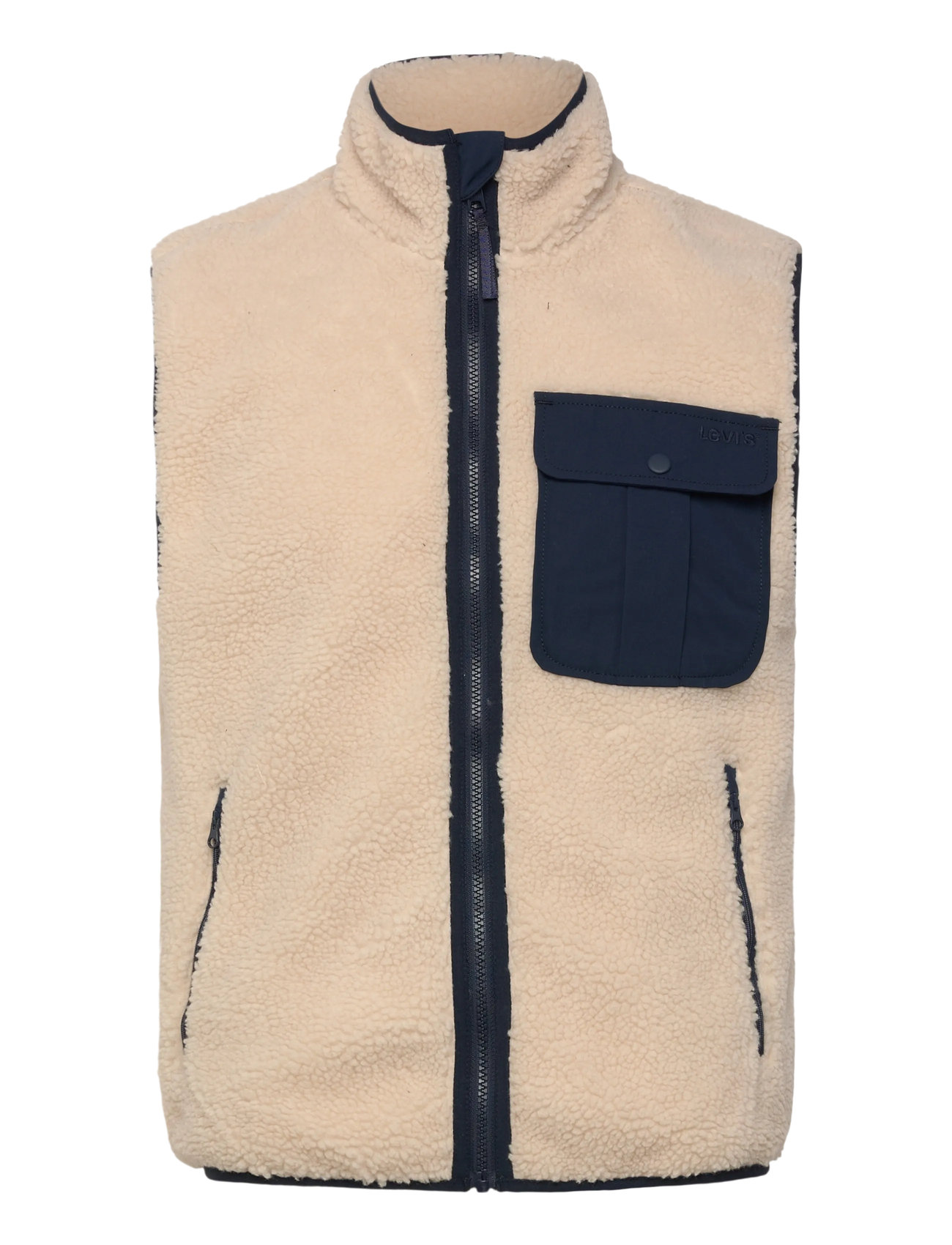LEVI'S Joonie Sherpa Vest Oatmeal Cream - XL - Herren