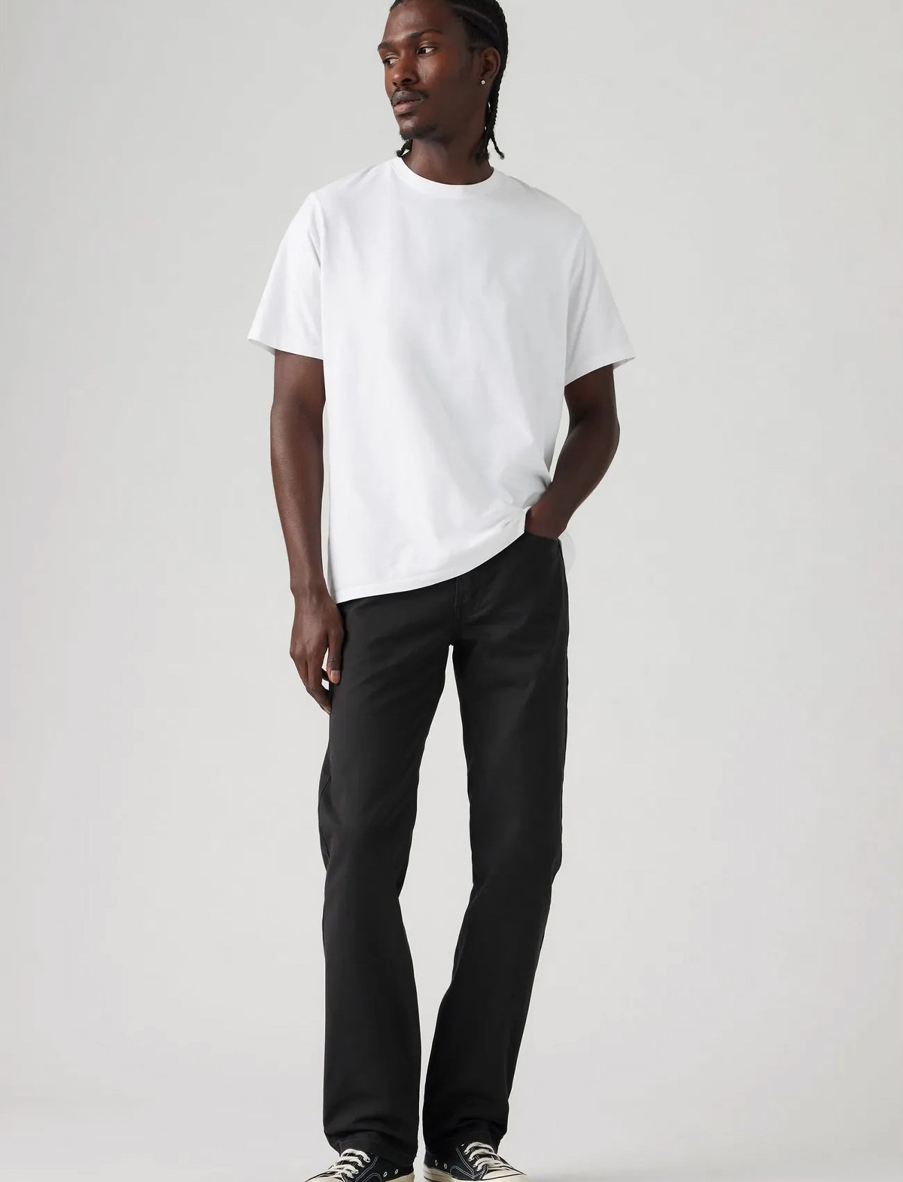 Levi's 514 Straight Mineral Black Sha, 33 x 34, Black, Jeans > Almindelige, Herre