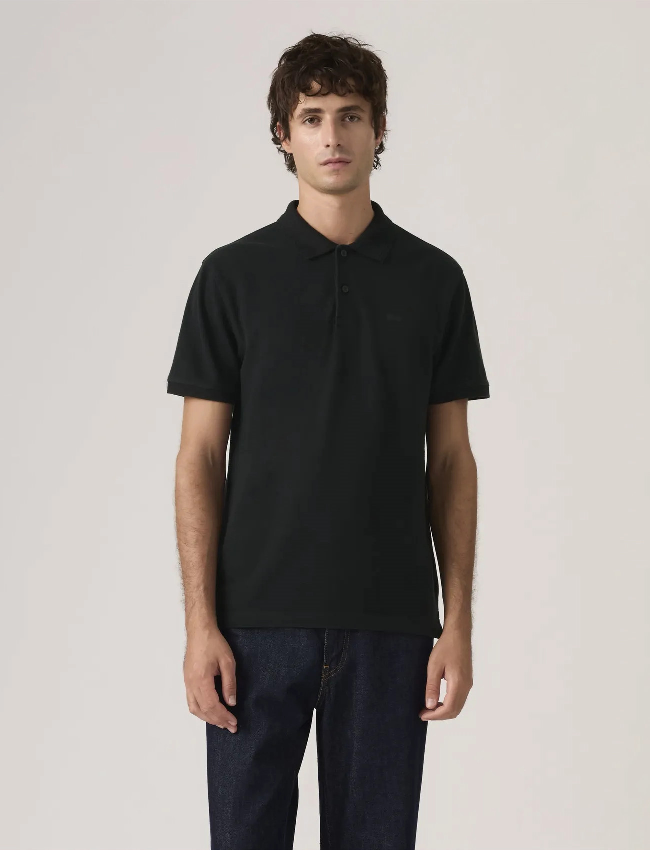 Levi's Levis Original Polo Mineral Bl, S, Black, Poloer > Kortærmede, Herre