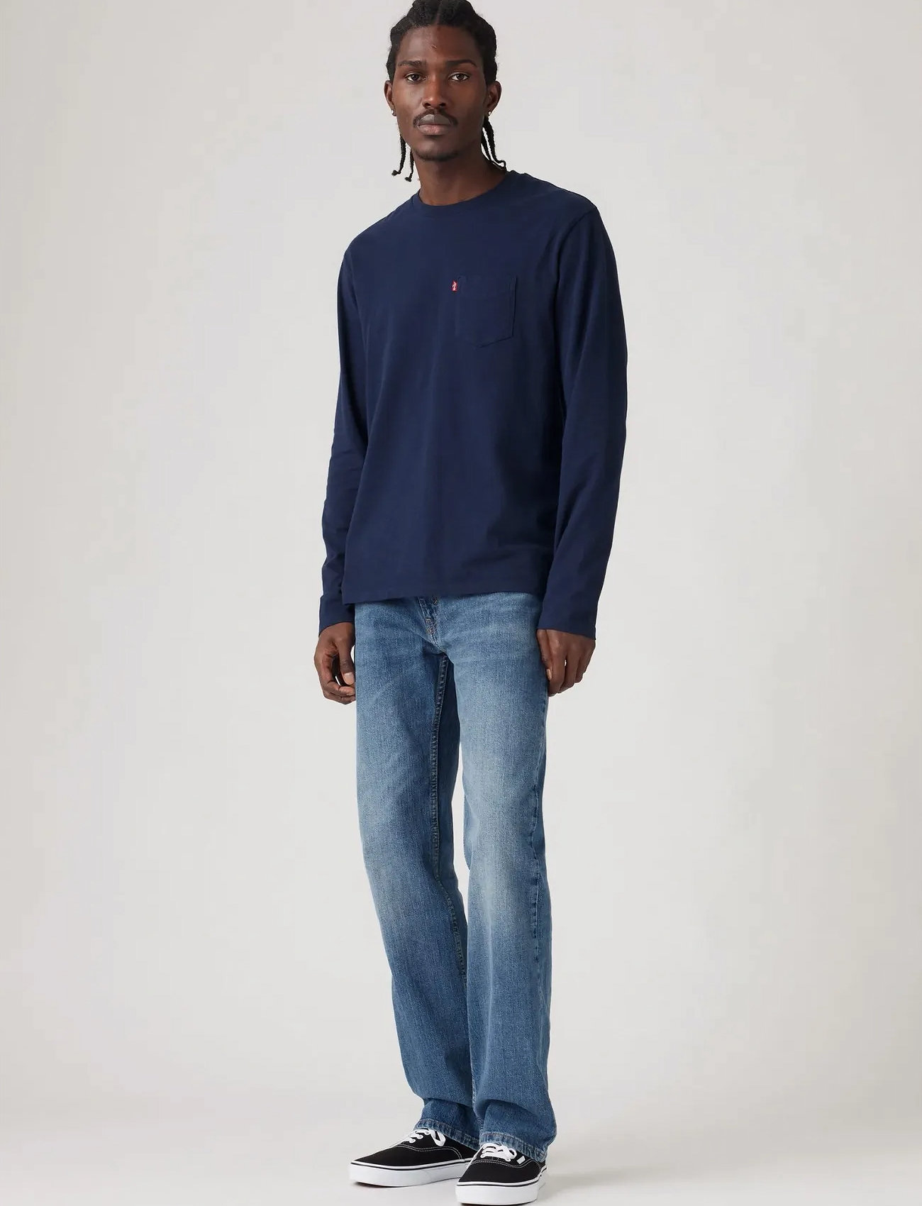 Levi's 527 Slim Boot Cut Blue Tunes, 32 x 34, Blue, Jeans > Smalle, Herre