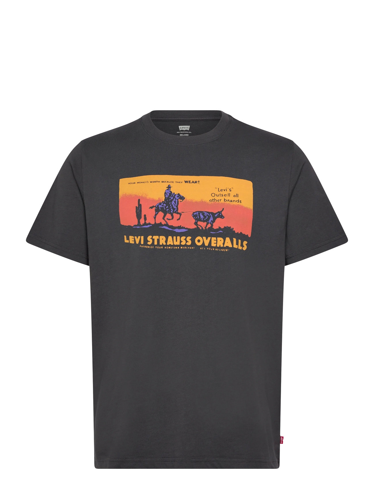 LEVI'S Ss Relaxed Fit Tee On The Hori Schwarz - M - Herren