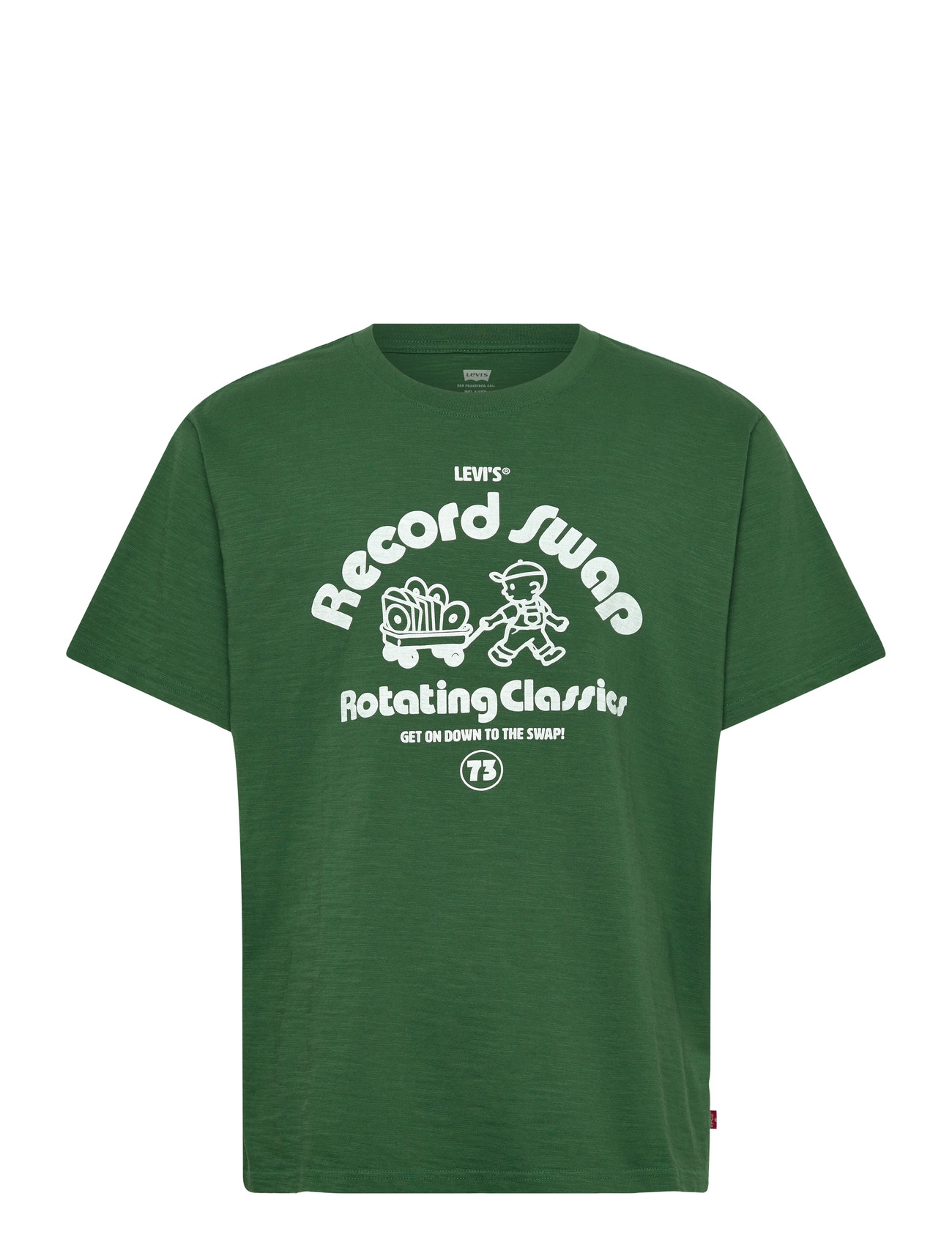 Levi's Ss Relaxed Fit Tee Levis Recor, XL, Green, T-Shirts > Kortærmede, Herre