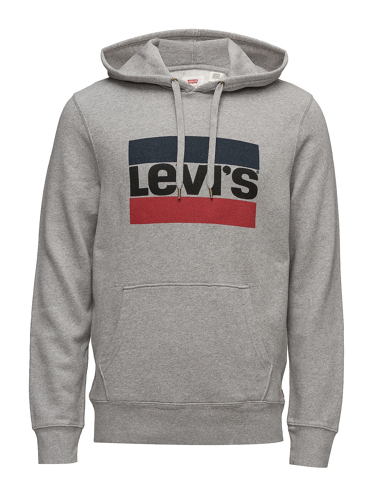Levi S Men Graphic Po Hoodie B 84 Sportsw Trui Grijs Levis levi s men kopen in de aanbieding