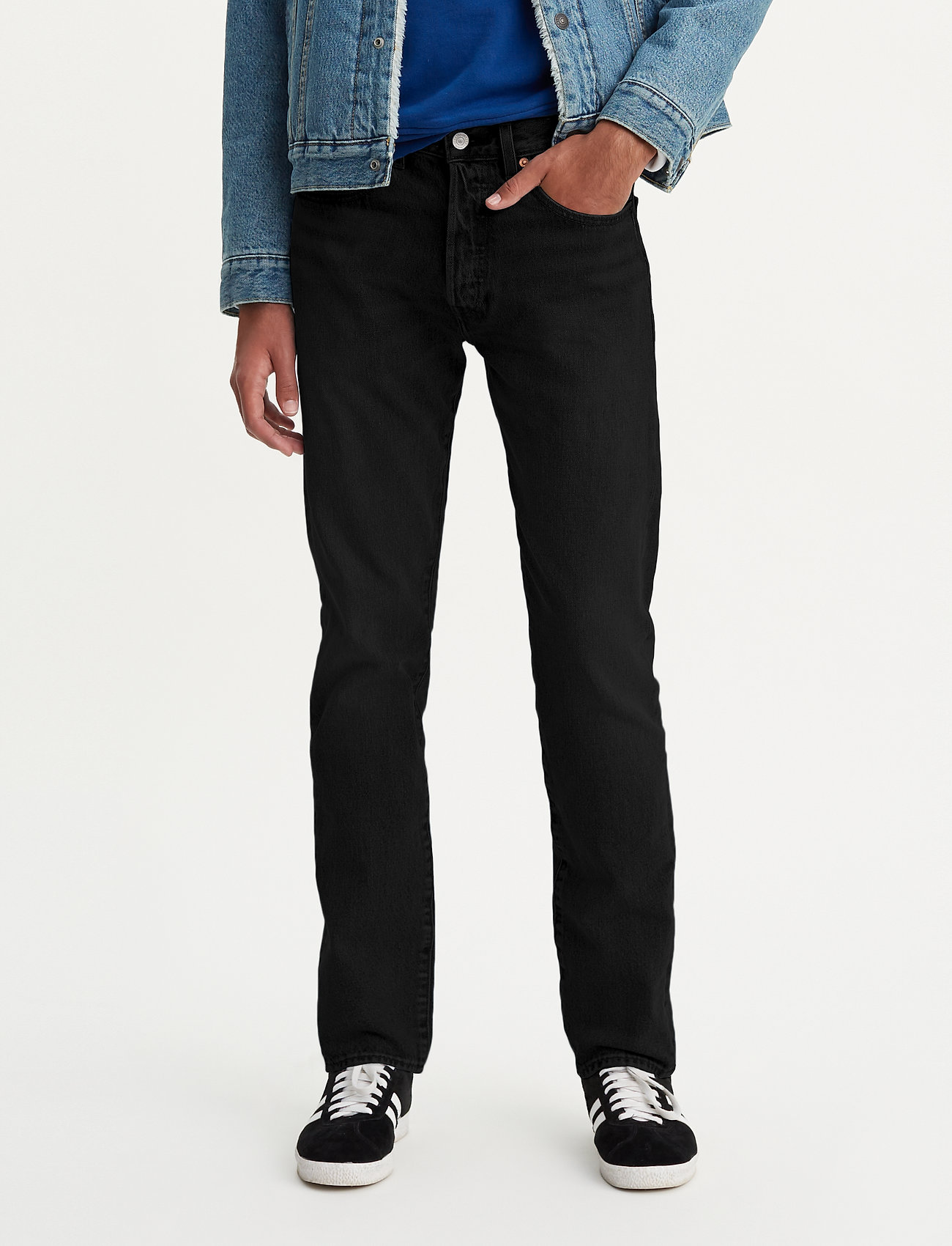levi's tapered black jeans