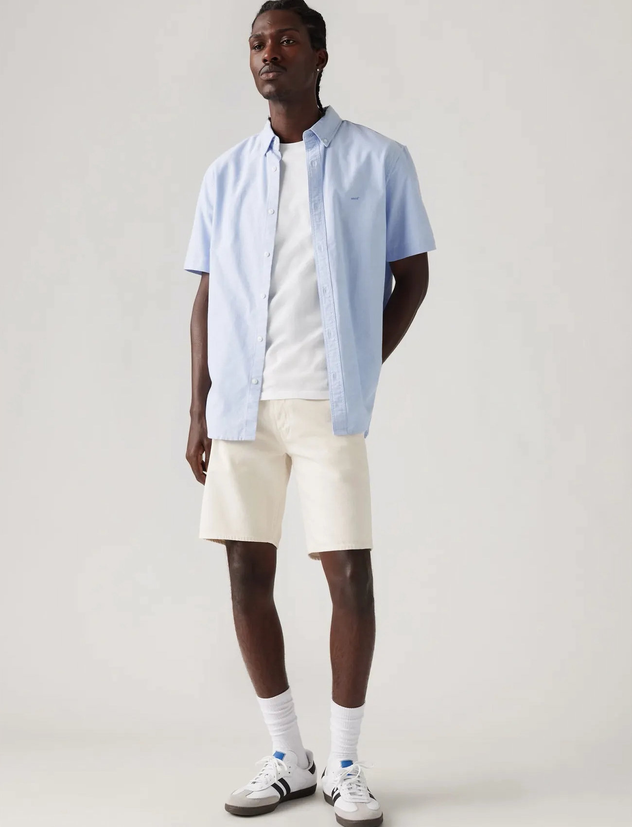 Levi's 501 Original Shorts Bright Smi, 28, White, Shorts > Denim, Herre