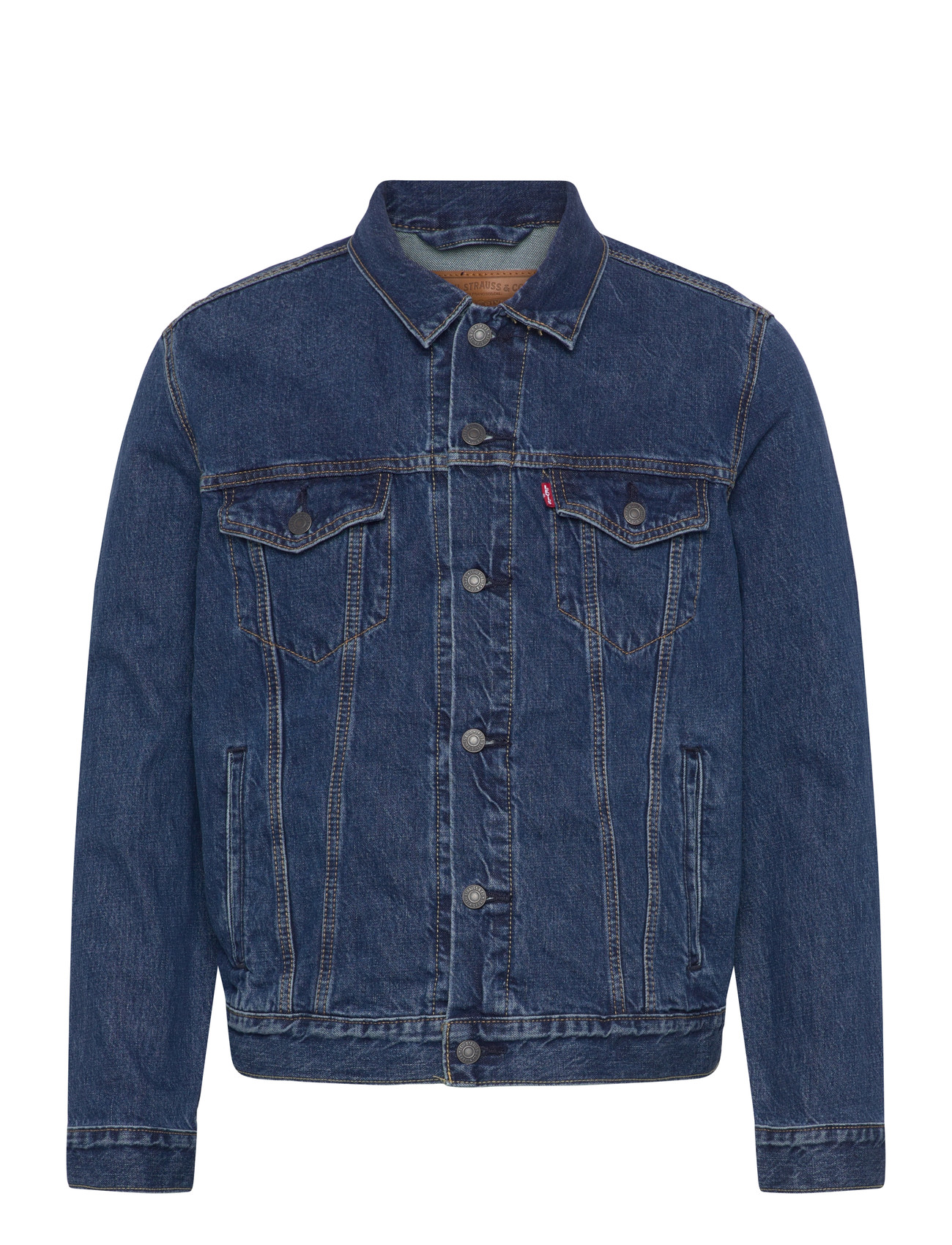 Levi's The Trucker Jacket Million Dol, S, Navy, Denim > Unlined Denim Jackets, Herre
