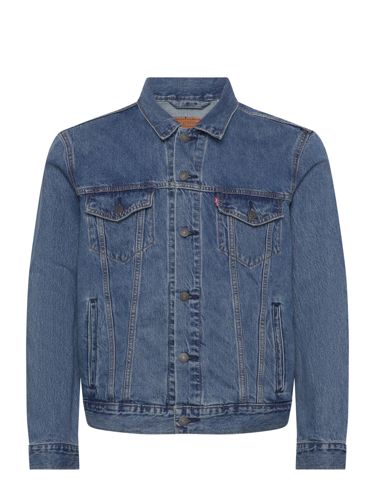 Levi's The Trucker Jacket Washed Away, M, Blue, Denim > Lined Denim Jackets, Herre