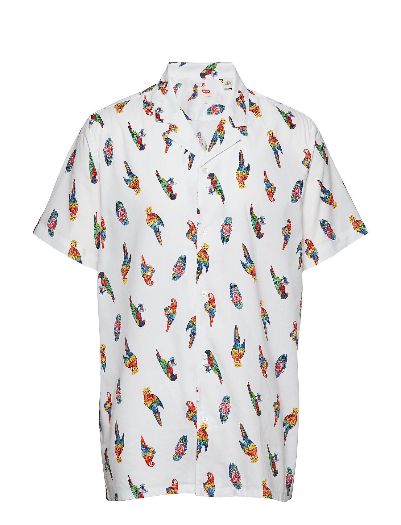 levi's parrot shirt