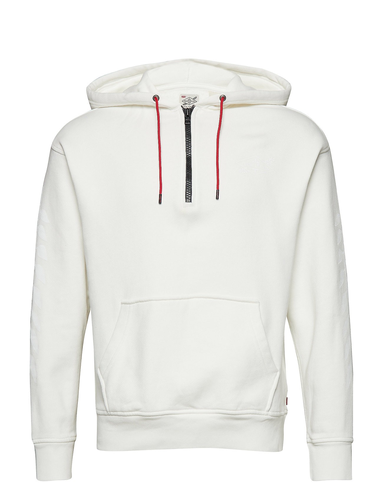 Levi S Men Halfzip Hoody Snow Hoodie Trui Wit Levis levi s men kopen in de aanbieding