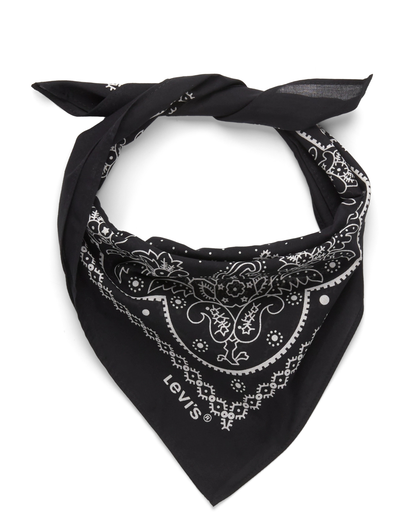 Levi's Paisley Bandana Paisley Bandan, One Size, Black, Tørklæder > Letvægtstørklæder, Herre