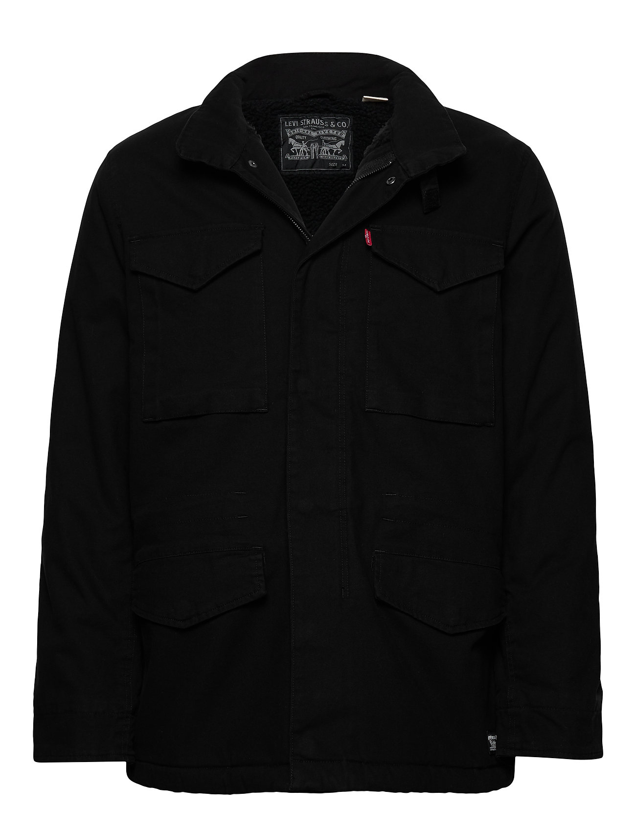 levis sherpa jacket mens black