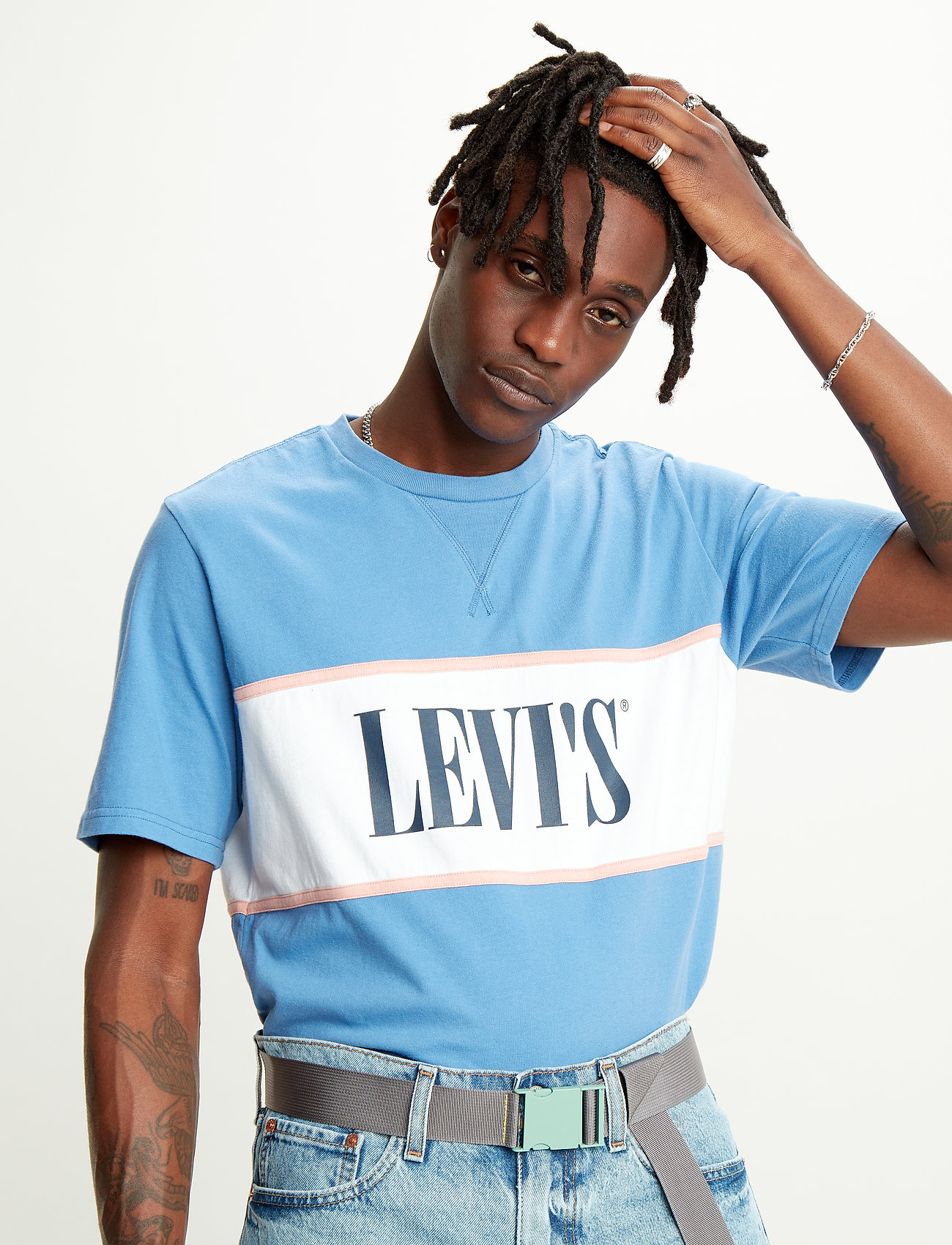 levis colorblock tee