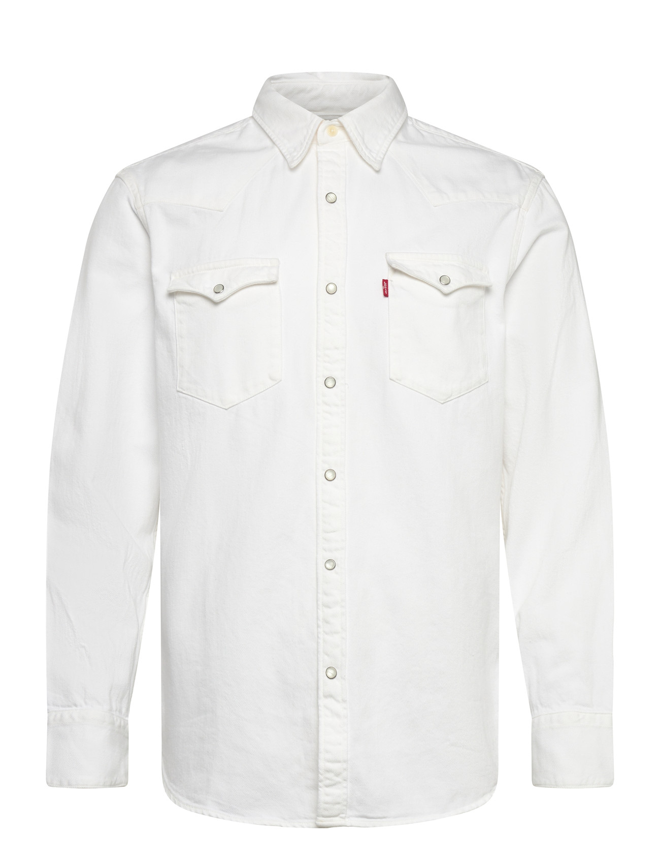 Levi's Barstow Western Standard Cloud, XL, White, Skjorter > Denim-Skjorter, Herre