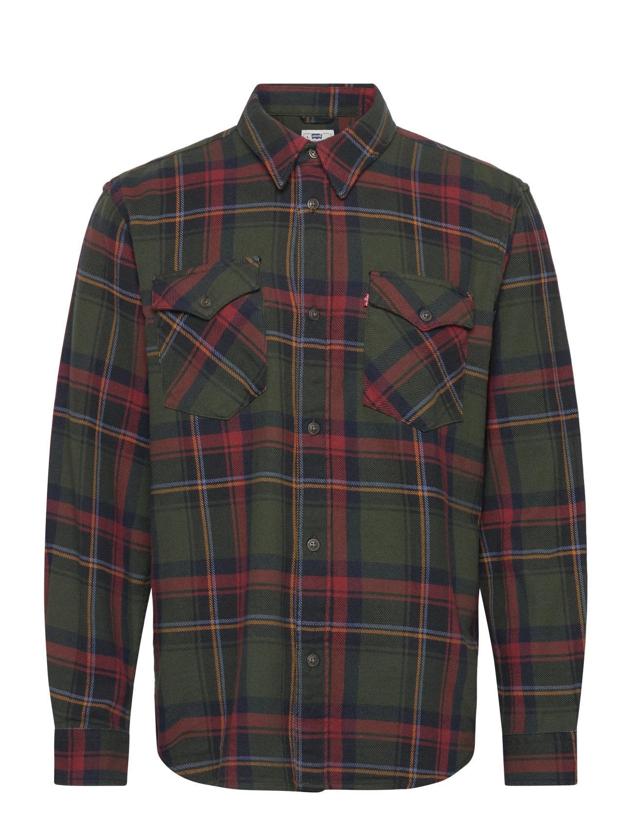 LEVI'S Relaxed Fit Western Herman Pla Grün - XXL - Herren