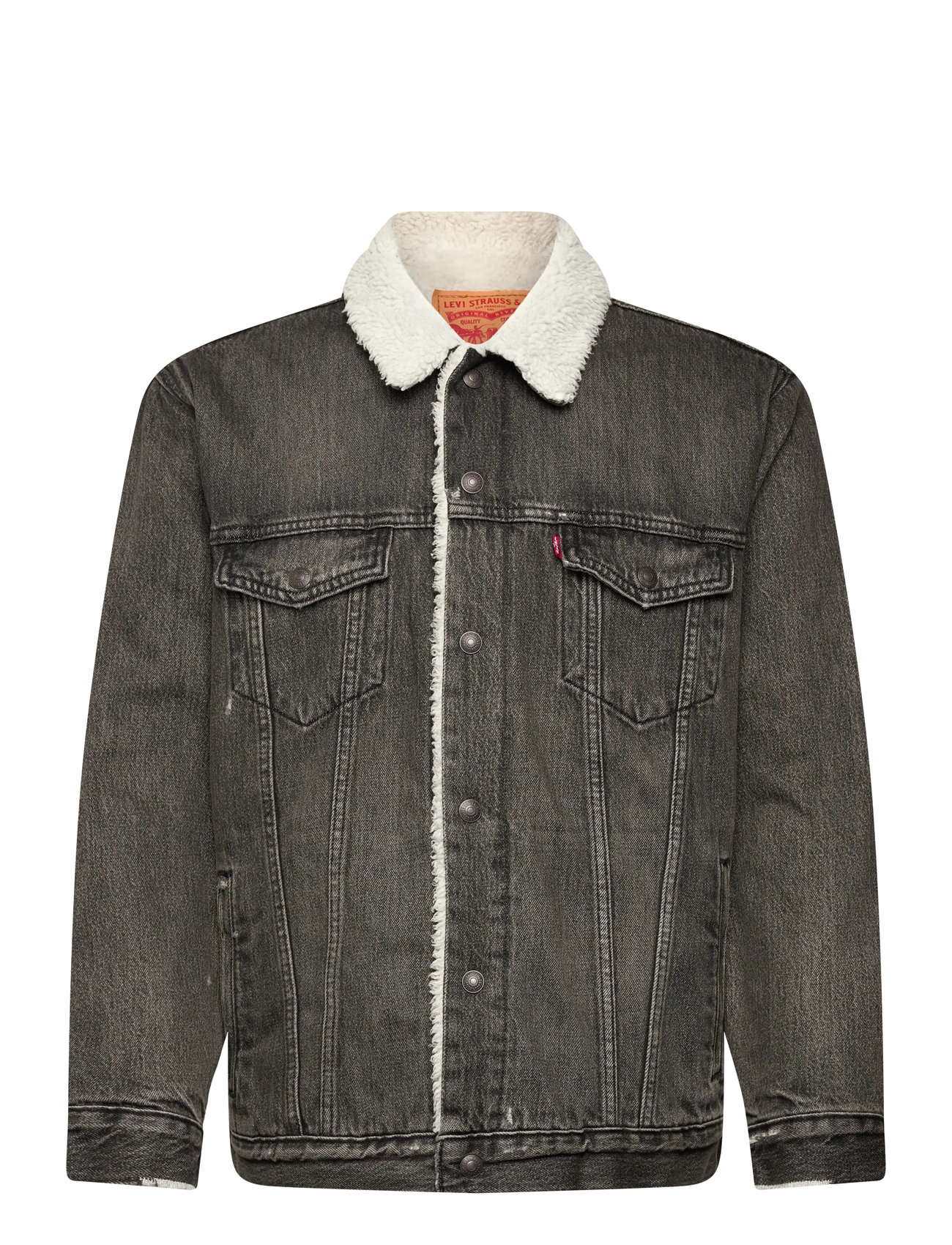 LEVI'S Relaxed Fit Sherpa Trkr Salt L Grau - S - Herren