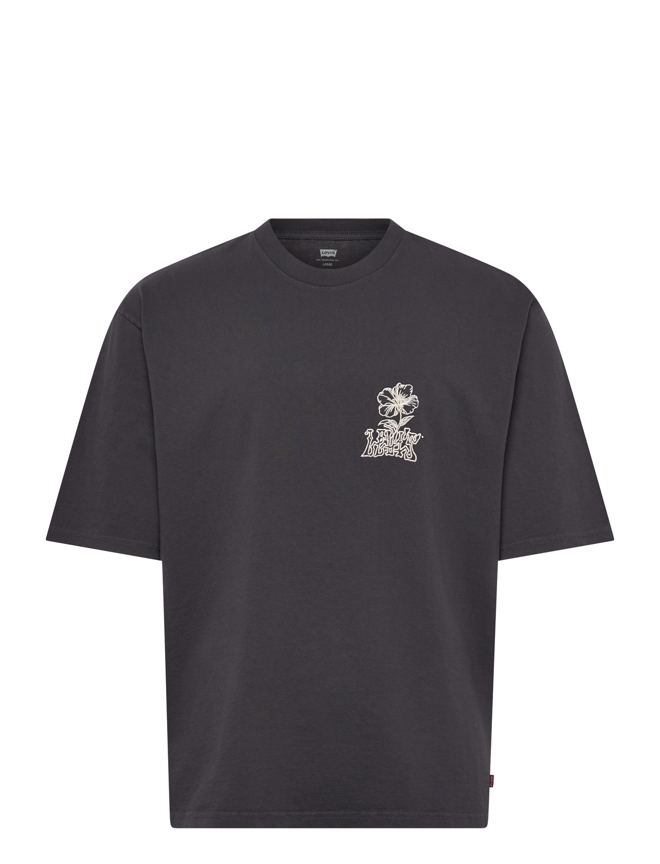Levi's Half Sleeve Tee Levis Tonal Sc, L, Black, T-Shirts > Kortærmede, Herre