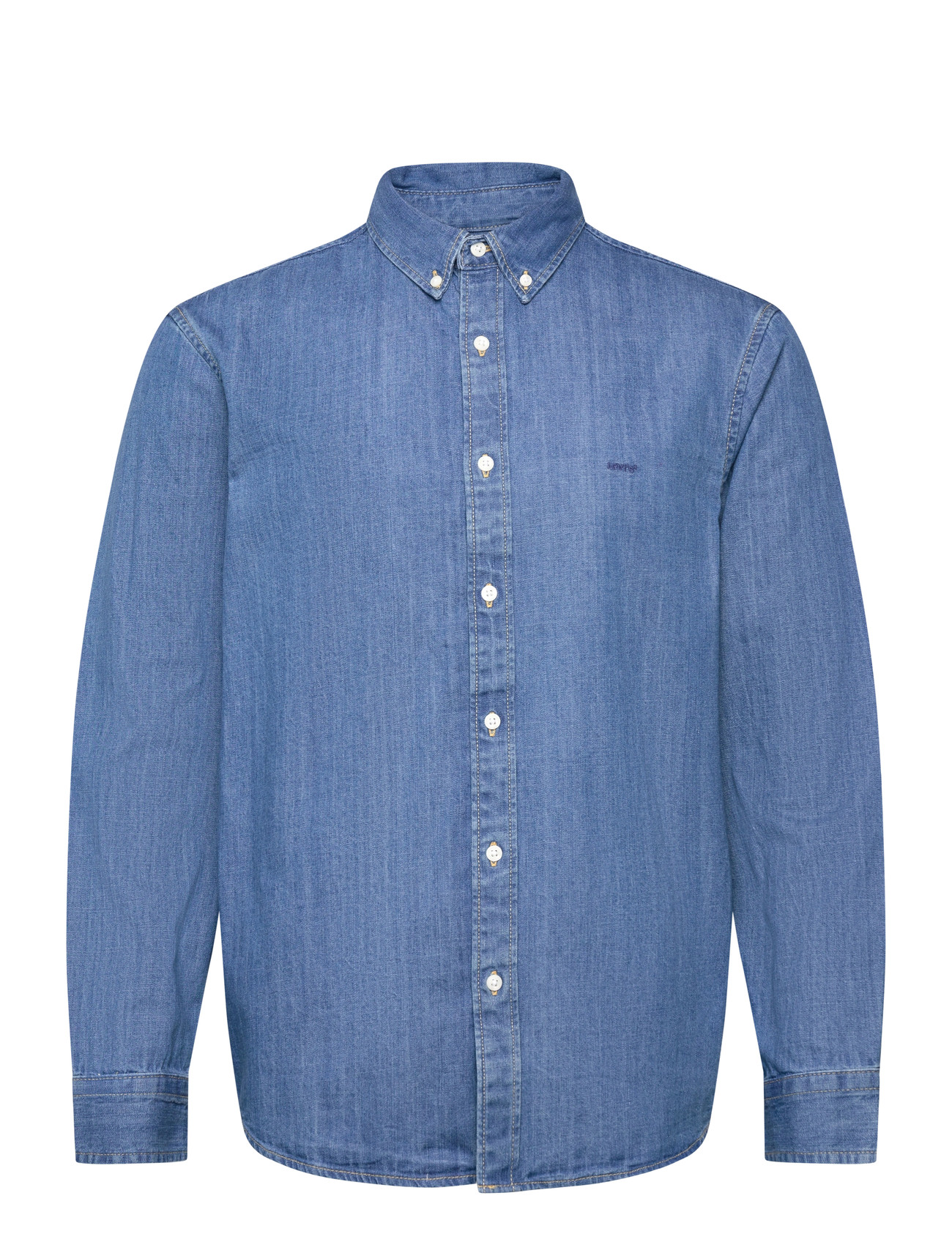 Levi's Authentic Button Down Woodrow, XXL, Blue, Skjorter > Denim-Skjorter, Herre