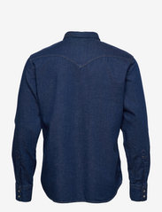 LEVI´S Men - BARSTOW WESTERN STANDARD LOWDI - basic skjorter - dark indigo - flat finish - 1
