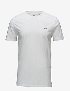 SS ORIGINAL HM TEE WHITE + - podstawowe koszulki - neutrals