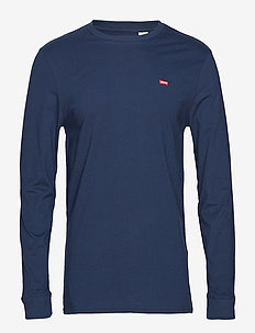 LS ORIGINAL HM TEE LS COTTON + - long-sleeved t-shirts - blues