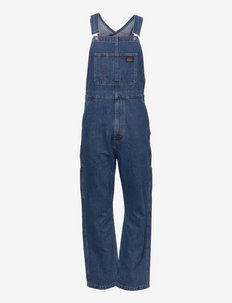 RT OVERALL SATURDAY MORNING - casual trousers - med indigo - worn in