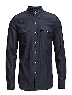 Jeansskjorter | Stort utvalg av de seneste nyhetene | Barstow Western Standard Red (Dark Indigo Worn In) (639.20