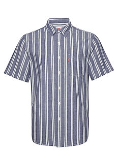 20% rabatt på utvalgte merker | Kortermede skjorter | Stort Resort Viscose Print Shirt Ss (Rose) (274.45 kr