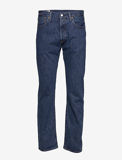 501 LEVISORIGINAL STONEWASH 80 - regular jeans - med indigo - flat finish