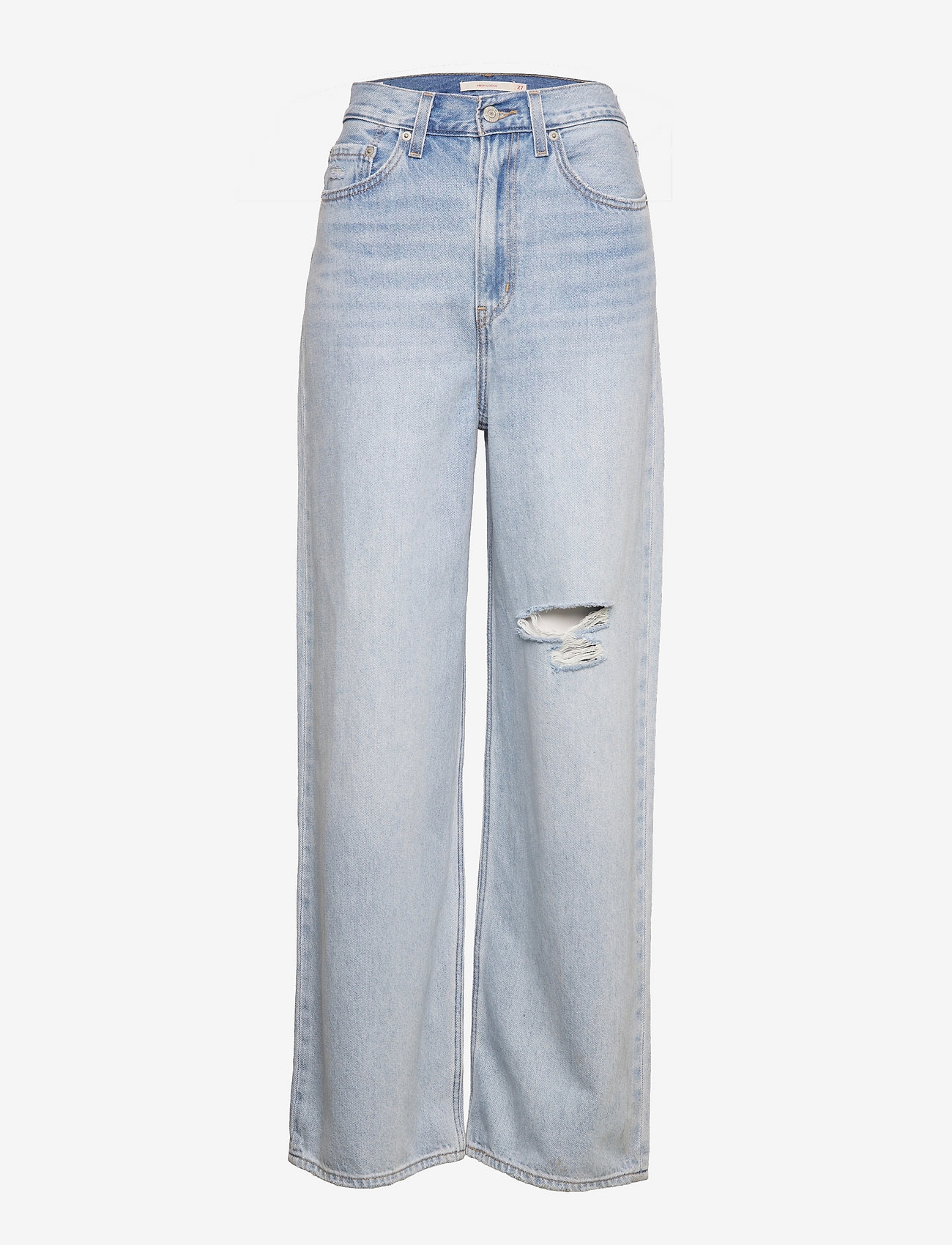 levi's high loose straight light indigo jeans