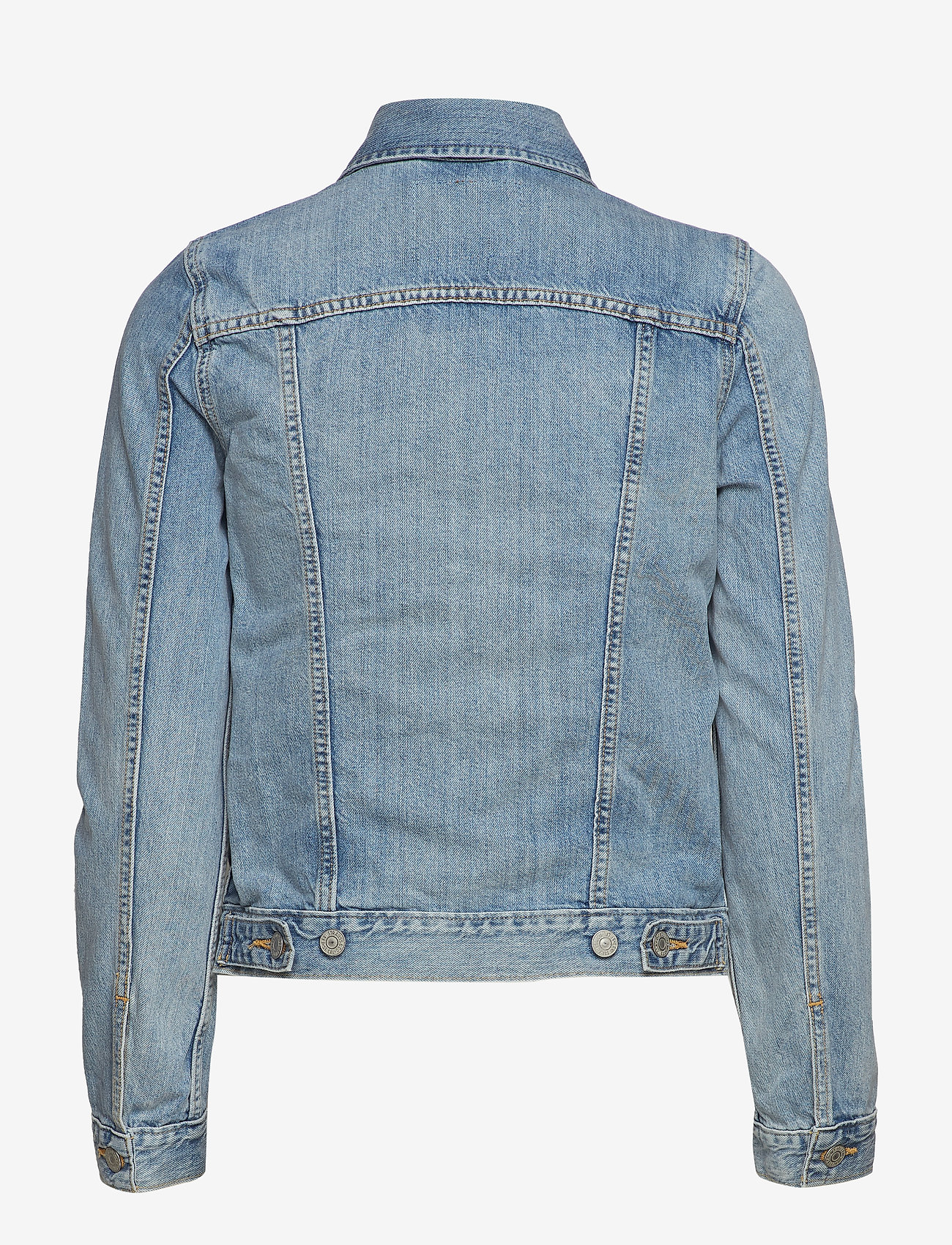 yellow half zip jacket