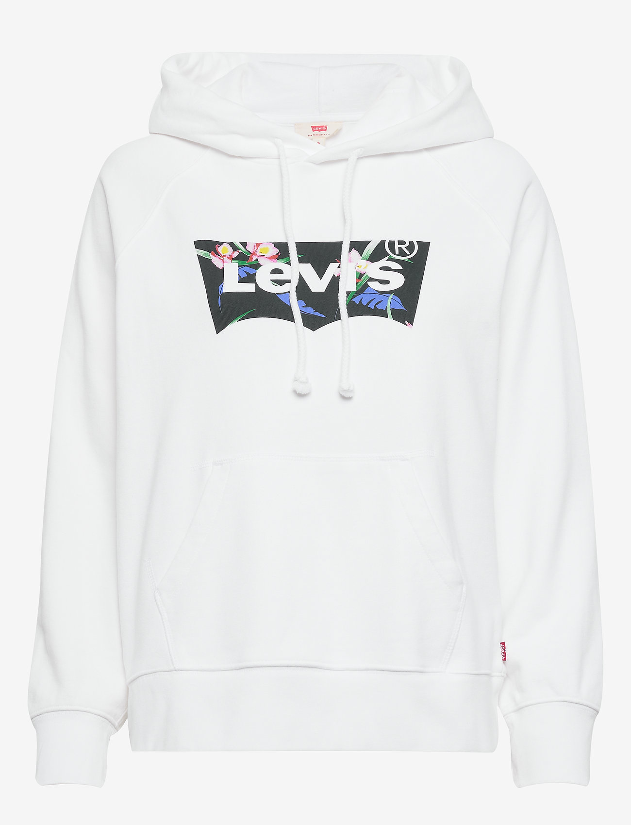 levis white hoodie women's