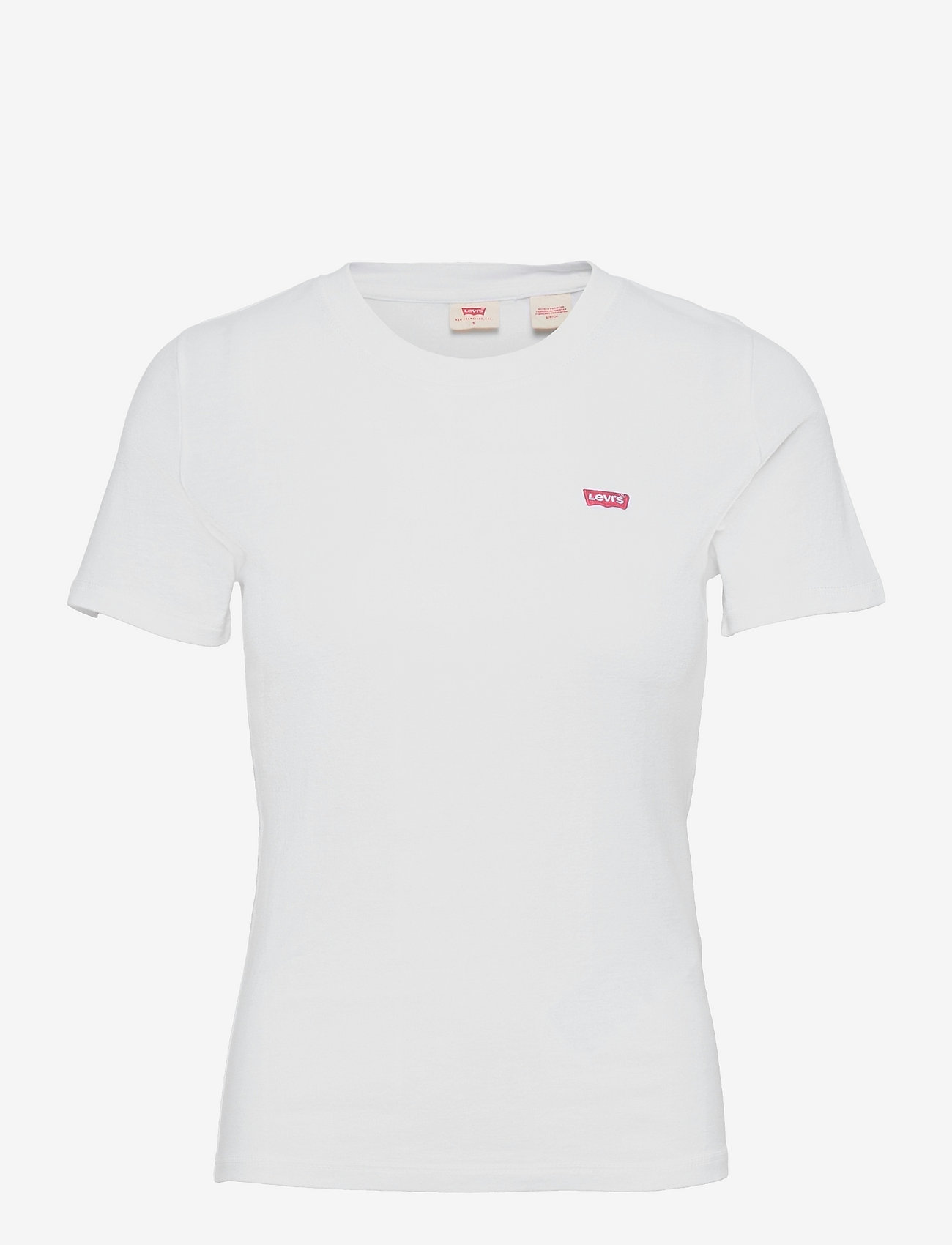 LEVI´S Women Ss Rib Baby Tee White + - T-shirts | Boozt.com