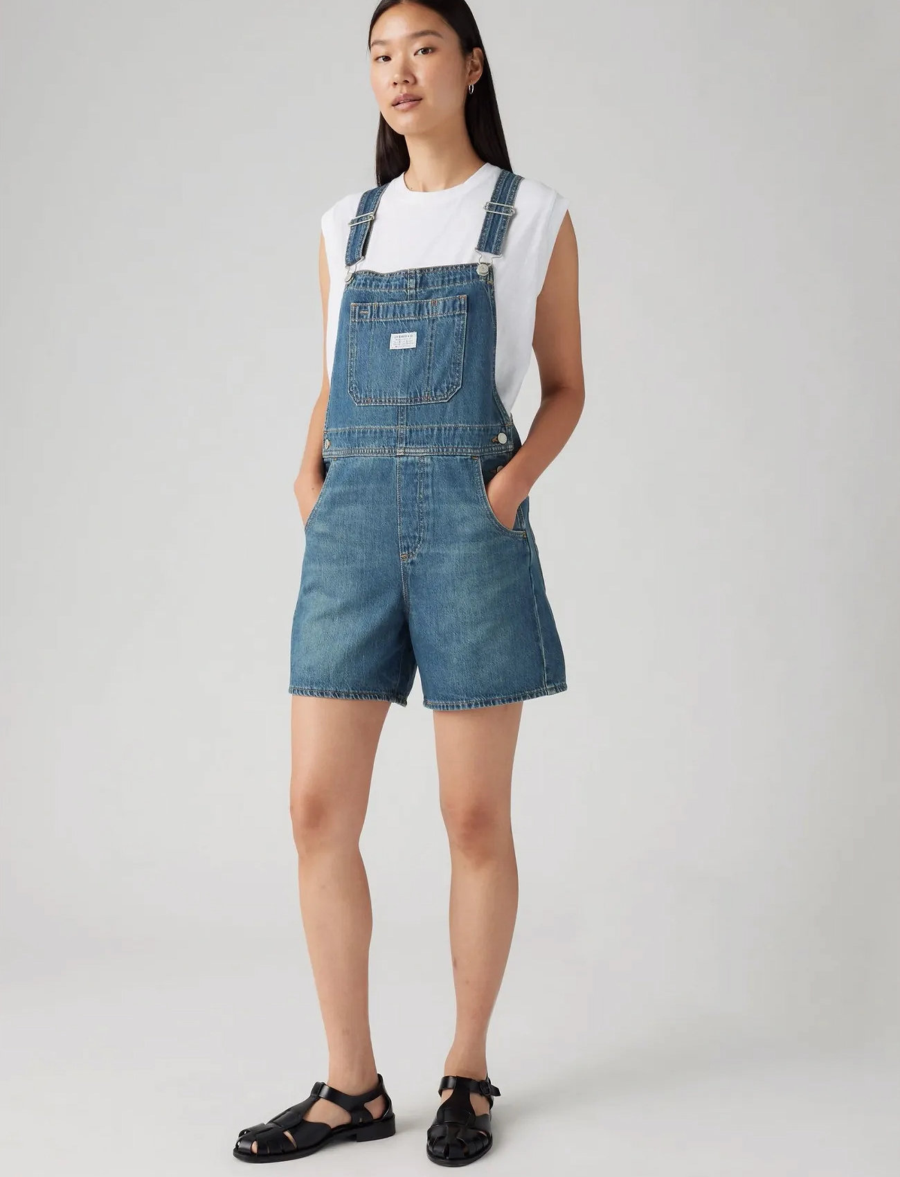 Levi's Utility Shortall Anniversary P, L, Blue > Lækre Bukser, Dame