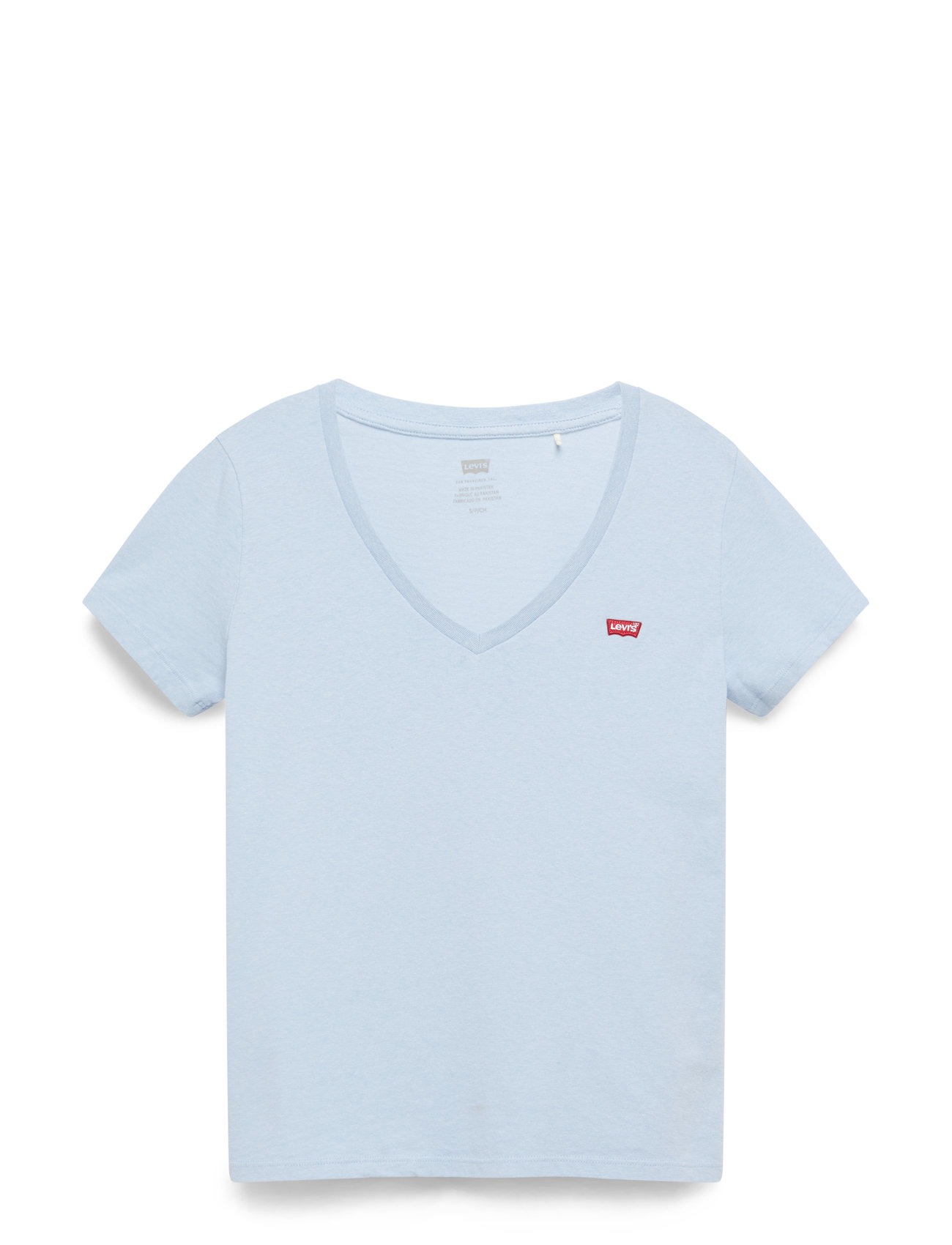 LEVI'S Perfect Slub Vneck Chambray Bl Blau - M - Damen